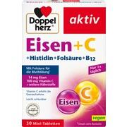 Queisser Pharma DOPPELHERZ EISEN + VIT.C + L-HISTIDIN TABLETTEN