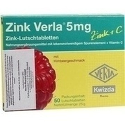 Hecht Pharma GmbH ZINK VERLA 5 MG LUTSCHTABLETTEN HIMBEERE, 50 St.