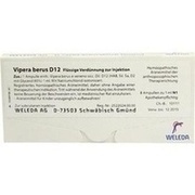 Weleda AG VIPERA BERUS D 12 AMP., 8 x 1 ml