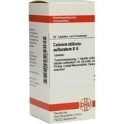 DHU-Arzneimittel CALCIUM STIBIATO SULFURATUM D 6 TABLETTEN, 80 St. DHU-Arzneimittel CALCIUM STIBIATO SULFURATUM D 6 TABLETTEN, 80 St.