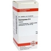 DHU-Arzneimittel HYOSCYAMUS D 6 TABLETTEN, 80 St.