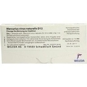 Weleda MERCURIUS VIVUS NATURALIS D12 AMPULLEN