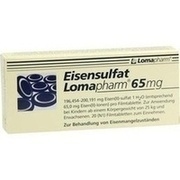 Lomapharm EISENSULFAT 65MG LOMA UTA, 20 St.