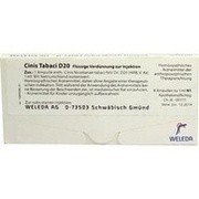 Weleda AG CINIS TABACI D 20 AMP., 8 x 1 ml