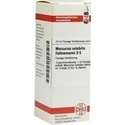 DHU-Arzneimittel MERCURIUS SOLUB. D 6 DILUTION HAHNEM., 20 ml DHU-Arzneimittel MERCURIUS SOLUB. D 6 DILUTION HAHNEM., 20 ml