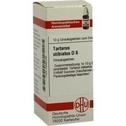 DHU-Arzneimittel TARTARUS STIBIATUS D 6 GLOBULI, 10 g