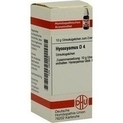 DHU-Arzneimittel HYOSCYAMUS D 4 GLOBULI, 10 g