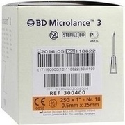 Becton Dickinson BD MICROLANCE KANUELE 25 G 1, 0,5 x 25 mm Becton Dickinson BD MICROLANCE KANUELE 25 G 1, 0,5 x 25 mm