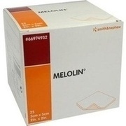 Smith & Nephew MELOLIN 5X5CM WUNDAUFLAGEN STERIL, 25 St.