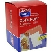 Gothaplast GOTA POR PU WUNDFILM 7,2X5CM STERIL VERBAND