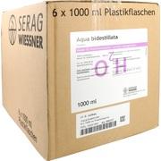 Serag-Wiessner AQUA BIDEST PLASTIK, 6 x 1000 ml
