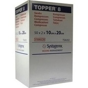 Solventum TOPPER 8 KOMPR. STERIL 10X20CM, 50 x 2 St.