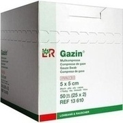 Lohmann & Rauscher GAZIN KOMPRESSEN 5X5CM 8FACH STERIL, 25 x 2 St.