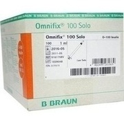 B.Braun OMNIFIX INSULIN EINM.SPR.F.U 100 INSULIN, 1 ml