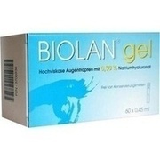 Santen BIOLAN GEL AUGENTR., 60 x 0,45 ml