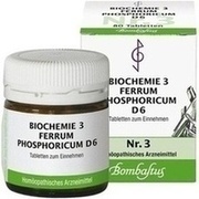 Bombastus-Werke BIOCHEMIE 3 FERRUM PHOSPHORICUM D 6 TABL