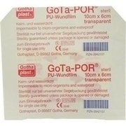 Gothaplast GOTA POR PU WUNDFILM 10X6CM STERIL PFLASTER