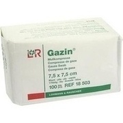 Lohmann & Rauscher GAZIN KOMPRESSE 7,5X7,5CM 8FACH UNSTERIL