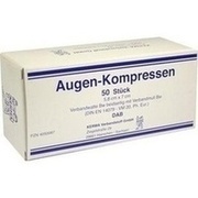 KERMA Verbandstoff AUGENKOMPRESSEN UNSTERIL 5,8X7CM, 50 St.
