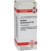 DHU-Arzneimittel ACIDUM FORMICICUM D 10 GLOBULI, 10 g