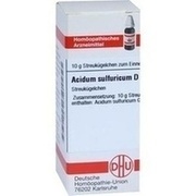DHU-Arzneimittel ACIDUM SULFURICUM D 30 GLOBULI, 10 g