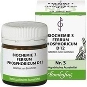 Bombastus-Werke BIOCHEMIE 3 FERRUM PHOSPHORICUM D 12 TAB