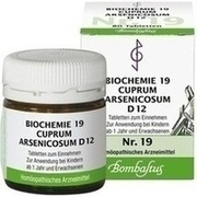 Bombastus-Werke BIOCHEMIE 19 CUPRUM ARSENICOSUM D 12 TAB