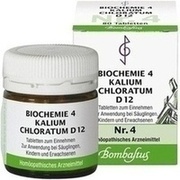 Bombastus-Werke BIOCHEMIE 4 KALIUM CHLORATUM D12 TABLETTEN
