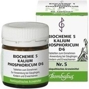 Bombastus-Werke BIOCHEMIE 5 KALIUM PHOSPHORICUM D 6 TABL