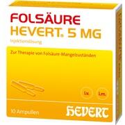 Hevert FOLSAEURE 5 MG AMP., 10 St.