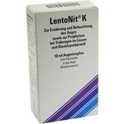 Optima Pharmazeutische LENTO NIT K AUGENTR., 10 ml