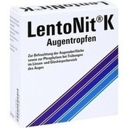 Optima Pharmazeutische LENTO NIT K AUGENTROPFEN, 3 x 10 ml