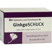 Schuck GINKGOTABLETTEN, 80 St.