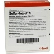 Biologische Heilmittel Heel SULFUR INJEELE S 10 ST AMPULLEN