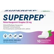 Hermes Arzneimittel SUPERPEP REISE 20MG KAUDRAGEES, 10 St. Hermes Arzneimittel SUPERPEP REISE 20MG KAUDRAGEES, 10 St.