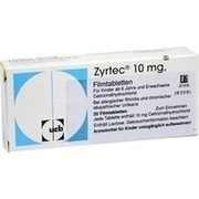 kohlpharma ZYRTEC FILMTABLETTEN KOHL PHAMA