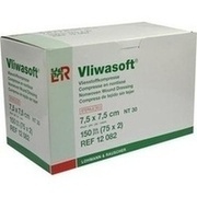 Lohmann & Rauscher VLIWASOFT VLIESKOMPR.7,5X7,5CM STERIL 4-