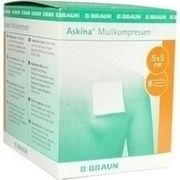B.Braun ASKINA MULLKOMPRESSEN 5X5 CM STERIL, 25 x 2 St.
