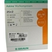 B.Braun ASKINA MULLKOMPRESSEN 10X20 CM STERIL, 25 x 2 St.