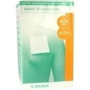 B.Braun ASKINA MULLKOM 10X10CM 12F BRAU KOM, 100 St.