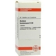 DHU-Arzneimittel ACIDUM FORMICICUM D 30 TABLETTEN, 80 St.