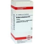 DHU-Arzneimittel ACIDUM SALICYLICUM D 6 TABLETTEN, 80 St.