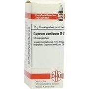 DHU-Arzneimittel CUPRUM ACETICUM D 3 GLOBULI, 10 g