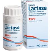 Pro Natura LACTASE 3300 FCC 200 MG KAPSELN, 100 St.