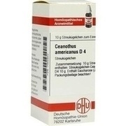 DHU-Arzneimittel CEANOTHUS AMERICANUS D 4 GLOBULI, 10 g