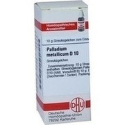 PALLADIUM METALLICUM D 10 GLOBULI, 10 g