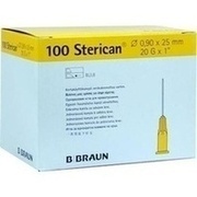 B.Braun STERICAN 20GX1 KAN0.9X25MM BRAU KAN, 100 St. B.Braun STERICAN 20GX1 KAN0.9X25MM BRAU KAN, 100 St.