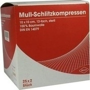 Dr. Ausbüttel SCHLITZKOMPRESSEN MULL 10X10CM
