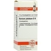 BARIUM JODATUM D 8 GLOBULI, 10 g