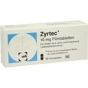 kohlpharma ZYRTEC FILMTABLETTEN, 50 St.